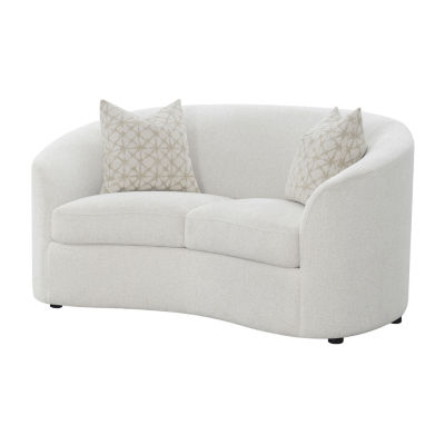 Rainn Pad-Arm Upholstered Loveseat