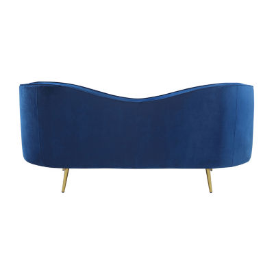 Sophia Curved Slope-Arm Upholstered Loveseat