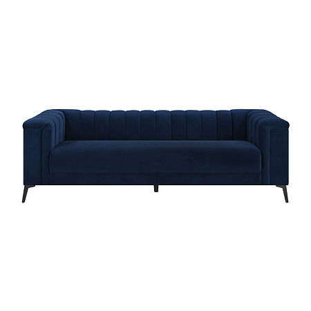 Chalet Pad-Arm Sofa, One Size, Blue