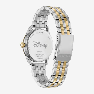 Citizen Minnie Mouse Womens Two Tone Stainless Steel Bracelet Watch Fe6084-70w