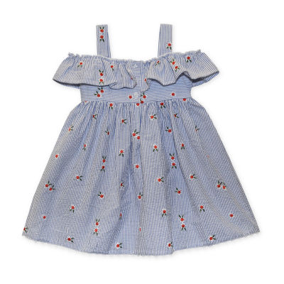 Blueberi Boulevard Toddler Girls Sleeveless A-Line Dress