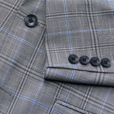 J.M. Haggar™ Large Plaid Windowpane Slim Fit Sport Coat