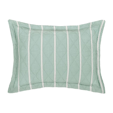 Queen Street Pacifica Hypoallergenic Pillow Sham In Blue