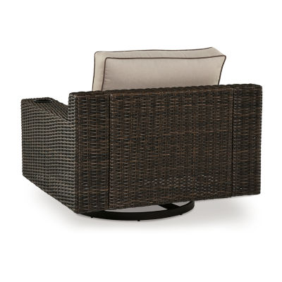 Signature Design by Ashley® Coastline Bay Outdoor Swivel Lounge with Cushion
