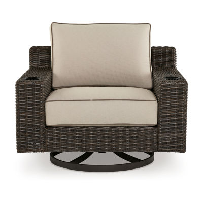 Signature Design by Ashley® Coastline Bay Outdoor Swivel Lounge with Cushion
