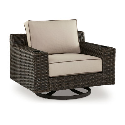 Signature Design by Ashley® Coastline Bay Outdoor Swivel Lounge with Cushion
