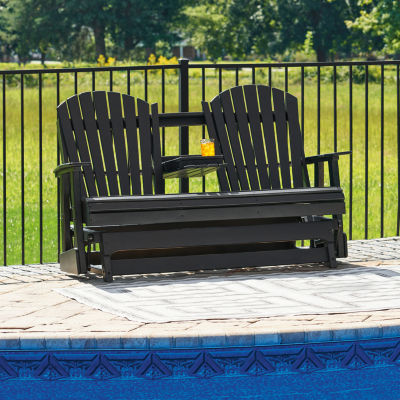 Signature Design by Ashley® Hyland Wave Outdoor Glider Loveseat