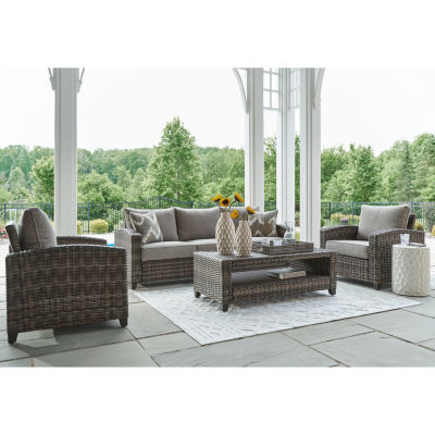 Signature Design by Ashley® Oasis Court 4-pc. Outdoor Conversation Set
