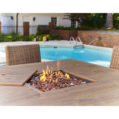 Signature Design by Ashley® Walton Bridge Outdoor Bar Table with Fire Pit
