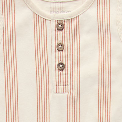 Okie Dokie Baby Boys Crew Neck Sleeveless Jumpsuit