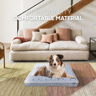 Precious Tails 40" Gray Orthopedic Pet Bed