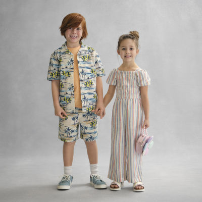 Thereabouts Pull-On Little & Big Kid Boys Adjustable Waist Jogger Short
