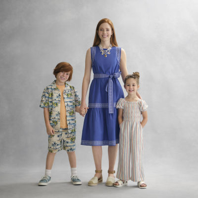 Thereabouts Pull-On Little & Big Kid Boys Adjustable Waist Jogger Short
