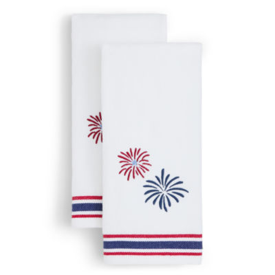 Avanti Fireworks 2 Pack Americana Hand Towel