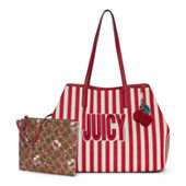 Juicy By Juicy Couture Jet Set Shoulder Bag, Color: Liquorice