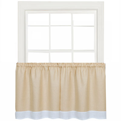 Darcy 3-pc. Rod Pocket Kitchen Curtains & Drapes Window Set