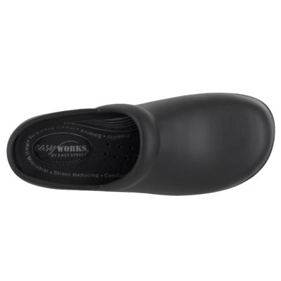 Easy Works By Easy Street Womens Kris Round Clogs