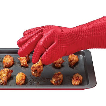 Starfrit 12 Silicone Oven Mitt, Color: Red - JCPenney