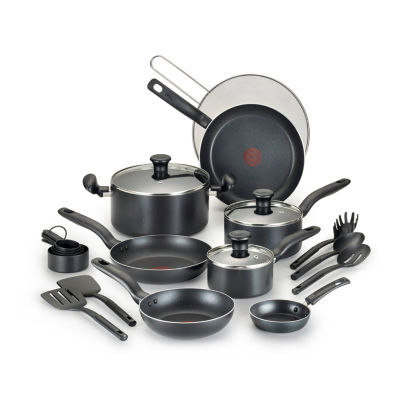 T-Fal 20-Pc. Aluminum Non-Stick Cookware Set