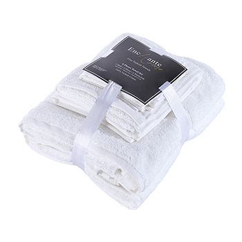 4pc Anton Turkish Cotton Bath Towel Set White - Enchante Home