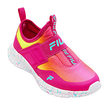 greedy silhouette Dusty Fila Landbuzzer Marble Little & Big Girls Running Shoes, Color: Pink Yellow  Blue - JCPenney
