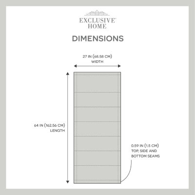 Exclusive Home Curtains Acadia Cordless Blackout Roman Shade