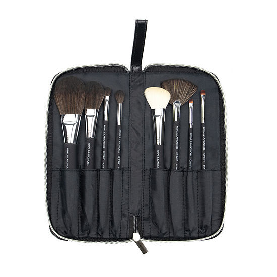 Omnia Brushes Pro 9pc Travel Makeup Brush Set
