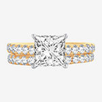 Signature By Modern Bride Womens 2 1/2 CT. T.W. Lab Grown White Diamond 14K Gold Bridal Set