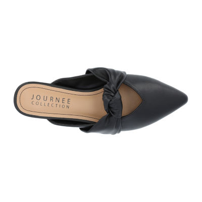 Journee Collection Womens Jazybell Tru Comfort Foam Slip On Mules Flats 