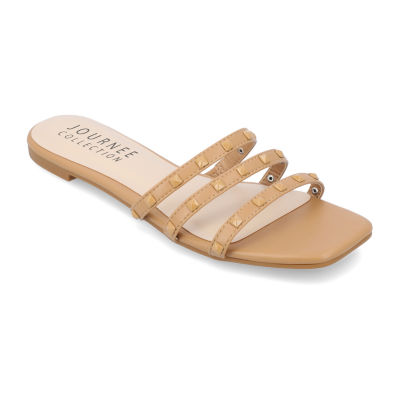 Journee Collection Womens Camarie Flat Sandals