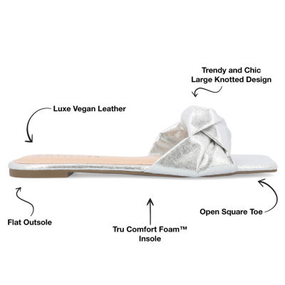 Journee Collection Womens Dianah Flat Sandals