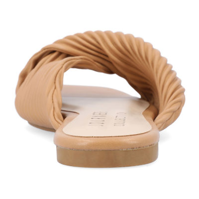 Journee Collection Womens Emalynn Flat Sandals