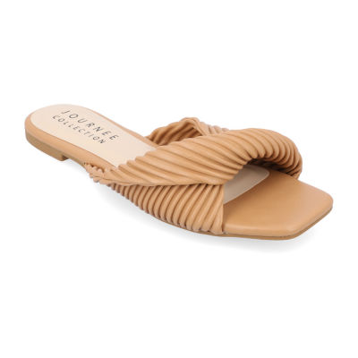 Journee Collection Womens Emalynn Flat Sandals