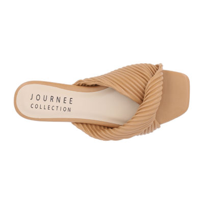 Journee Collection Womens Emalynn Flat Sandals