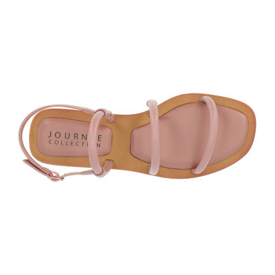 Journee Collection Womens Karrio Adjustable Strap Flat Sandals