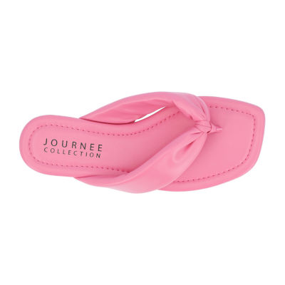 Journee Collection Womens Kyleen Flat Sandals