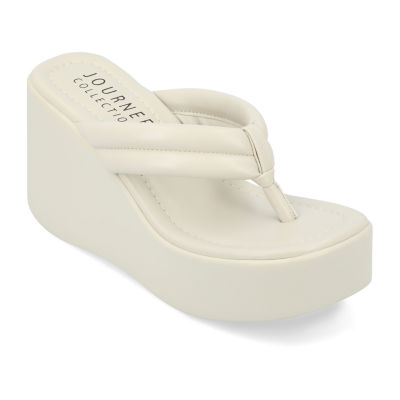 Platform on sale sandals jcpenney