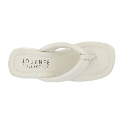 Journee Collection Womens Shareene Wedge Sandals