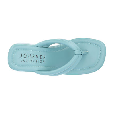 Journee Collection Womens Shareene Wedge Sandals