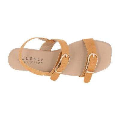 Journee Collection Womens Twylah Slingback Strap Flat Sandals