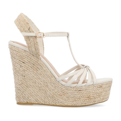 Journee Collection Womens Yara Wedge Sandals