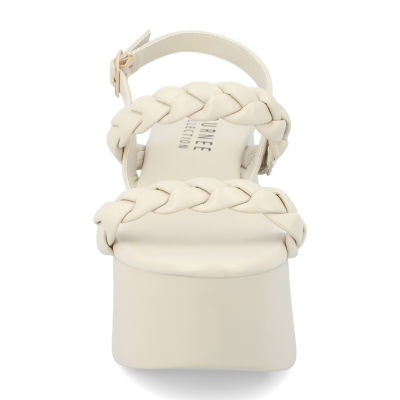 Journee Collection Womens Zannah Wedge Sandals