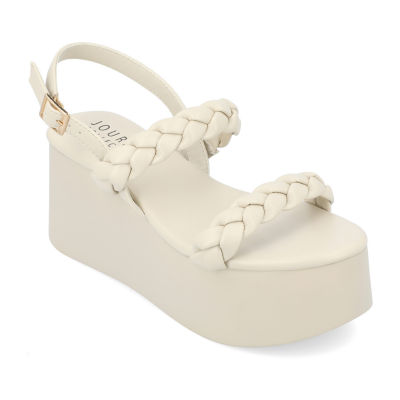 Journee Collection Womens Zannah Wedge Sandals