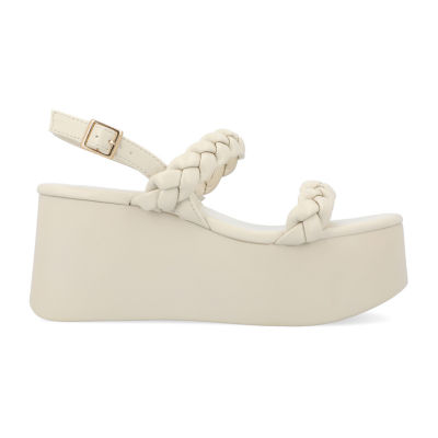 Journee Collection Womens Zannah Wedge Sandals