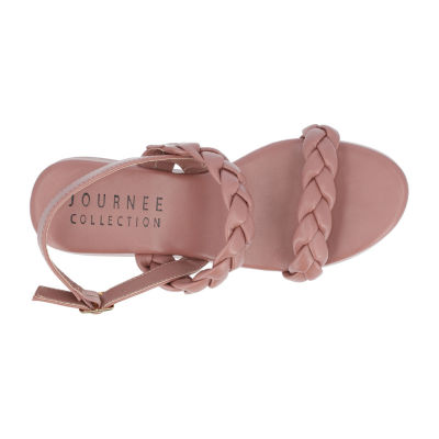 Journee Collection Womens Zannah Wedge Sandals