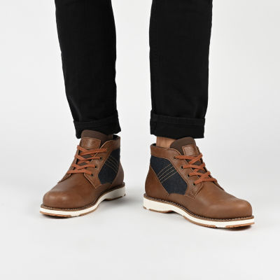 Territory Mens Redwoods Block Heel Chukka Boots
