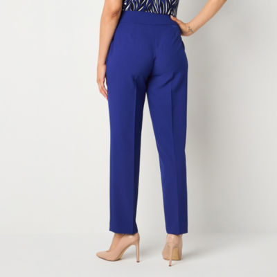 Black Label by Evan-Picone Womens Classic Fit Straight Suit Pant