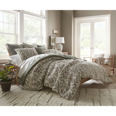 Linden Street Holland 3pc. Comforter Set, Color Egret JCPenney