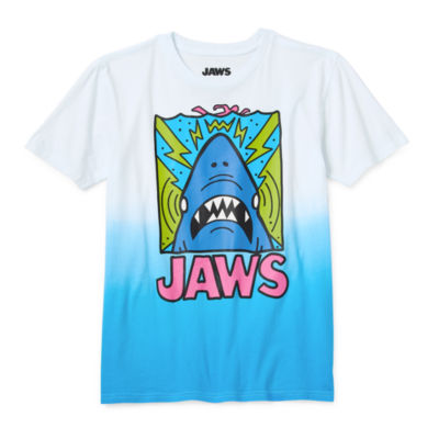 Little & Big Boys Jaws Crew Neck Short Sleeve Graphic T-Shirt
