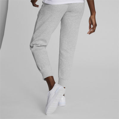 PUMA Womens Mid Rise Cuffed Sweatpant